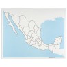 Mexico Control Map: Unlabeled Mexico Control Map: Unlabeled