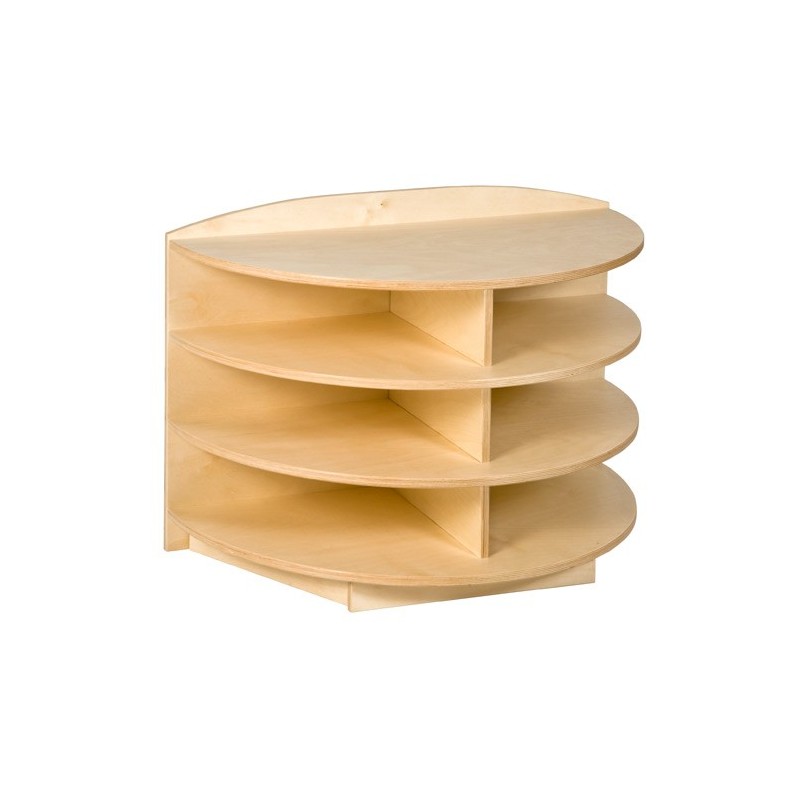 End Cabinet: Rounded Shelves (69 cm) End Cabinet: Rounded Shelves (69 cm)