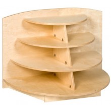 End Cabinet: Tiered Shelves (69 cm)