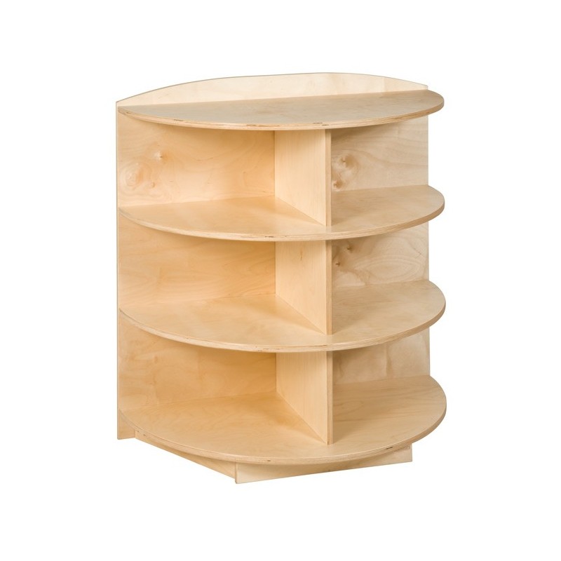 End Cabinet: Rounded Shelves (101 cm) End Cabinet: Rounded Shelves (101 cm)