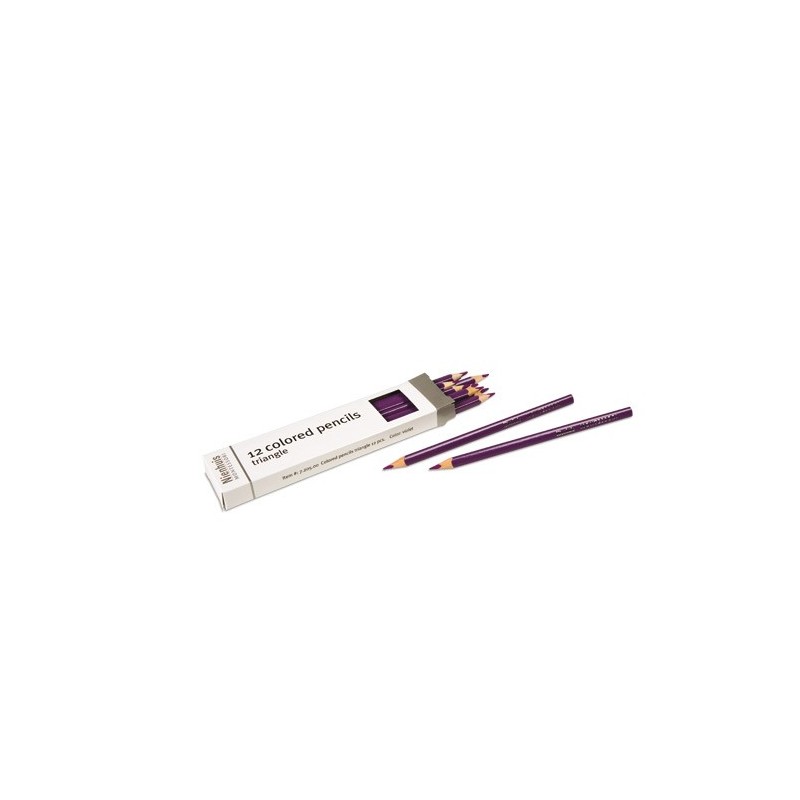 3-Sided Inset Pencils: Violet 3-Sided Inset Pencils: Violet