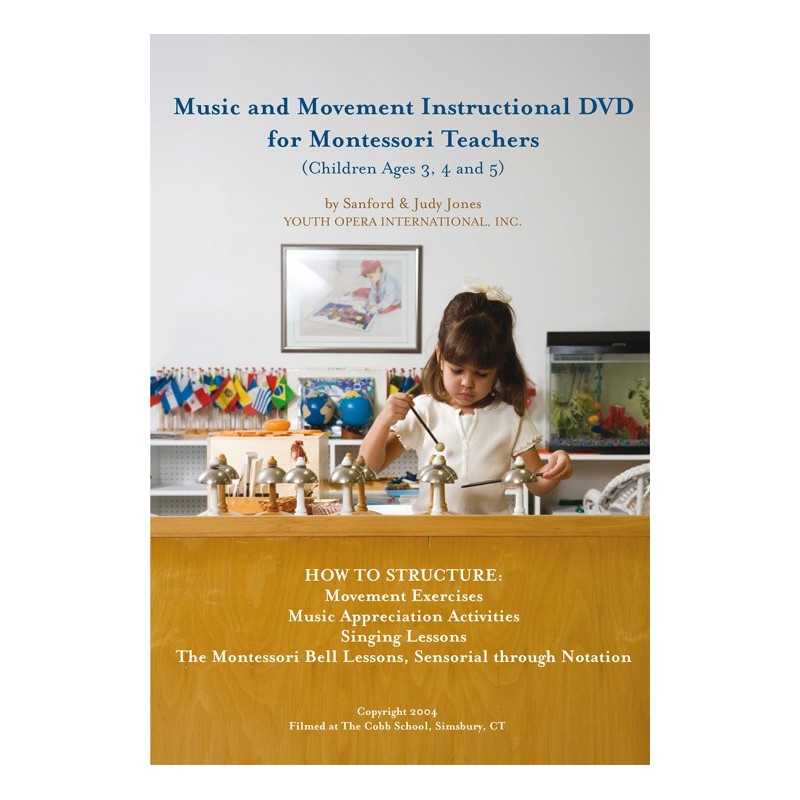 Inštruktážne DVD pre hudbu a pohyb pre učiteľov Montessori Inštruktážne DVD pre hudbu a pohyb pre učiteľov Montessori