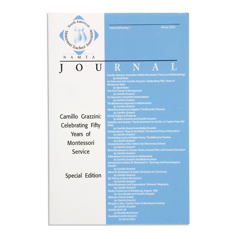 Camillo Grazzini: Celebrating Fifty Years Of Montessori Service Camillo Grazzini: Celebrating Fifty Years Of Montessori Service