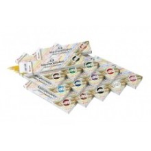 Coloured hexagonal pencils Goldline,  Orange, 12 pieces