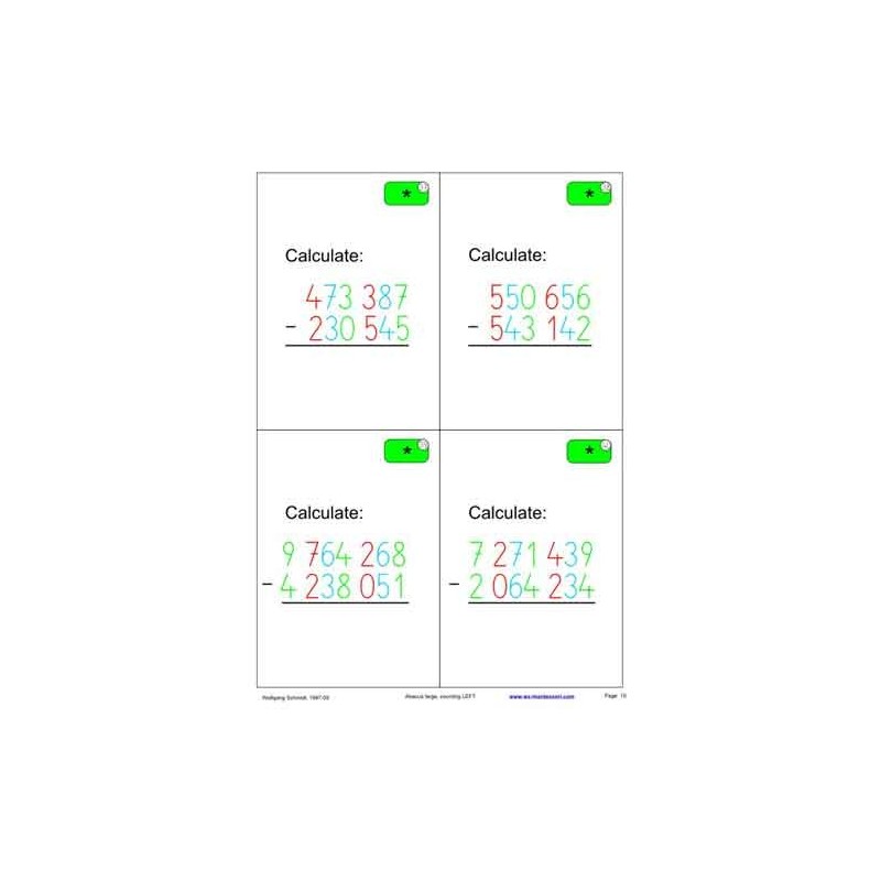 Abacus Large, Counting LEFT (This article is also available in German)