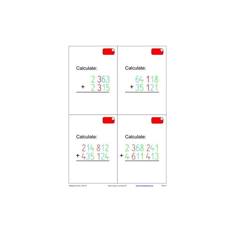 Abacus Large, Counting LEFT (This article is also available in German)