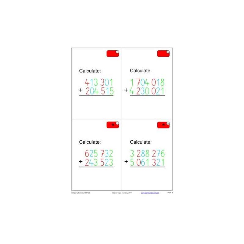 Abacus Large, Counting LEFT (This article is also available in German)