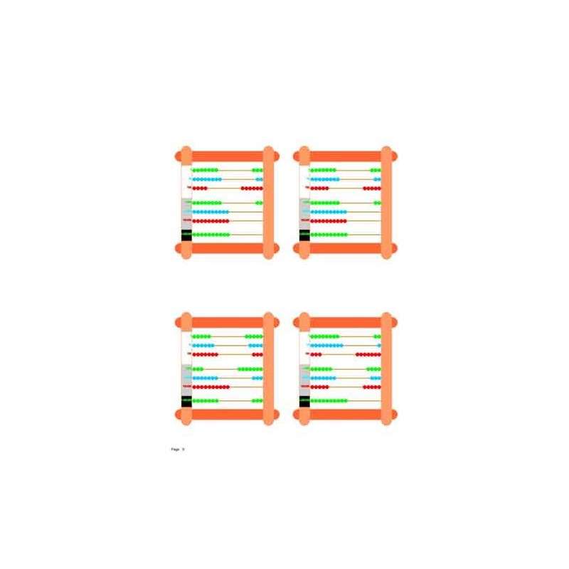 Abacus Large, Counting RIGHT	 (Dieser Artikel ist auch in deutsch erhältlich)