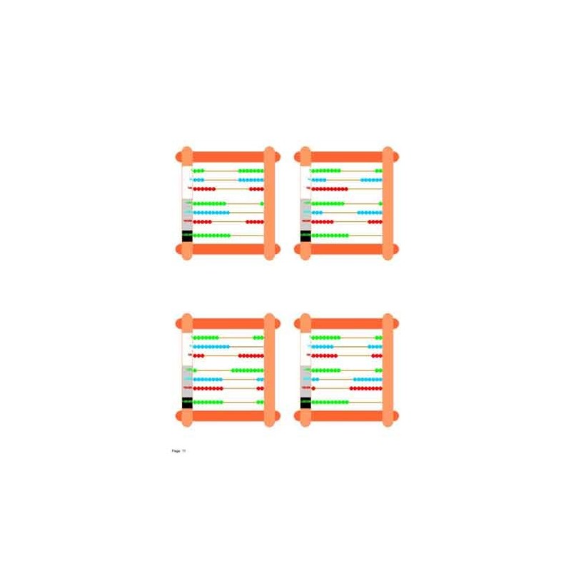 Abacus Large, Counting RIGHT	 (Dieser Artikel ist auch in deutsch erhältlich)
