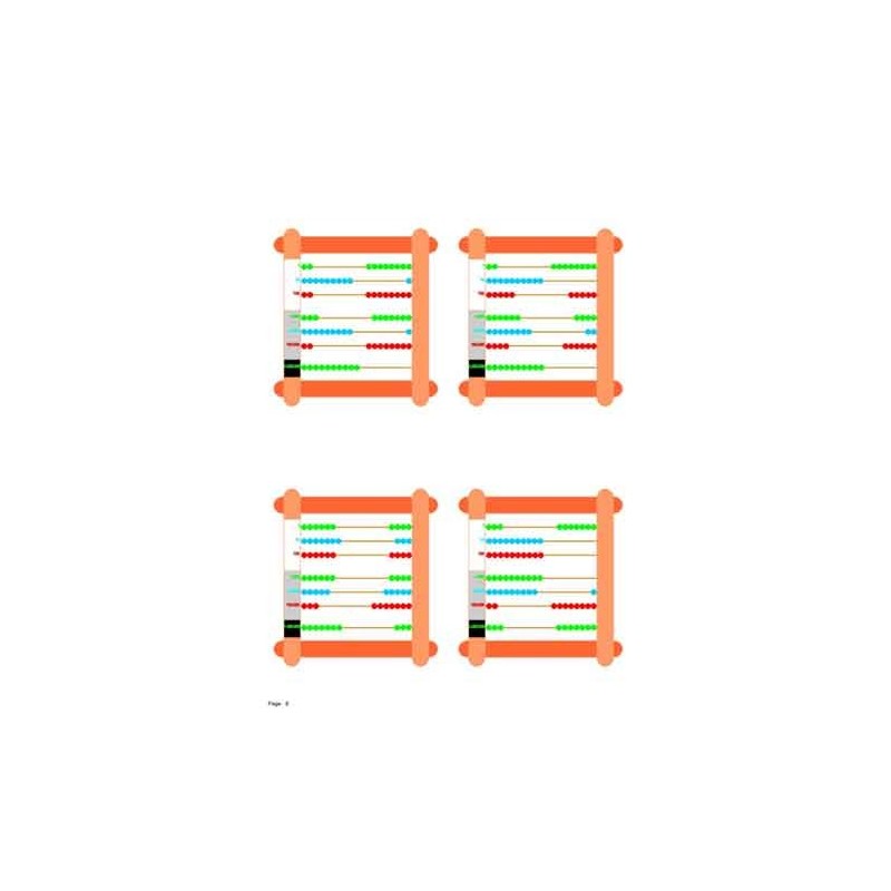 Abacus Large, Counting RIGHT	 (Dieser Artikel ist auch in deutsch erhältlich)