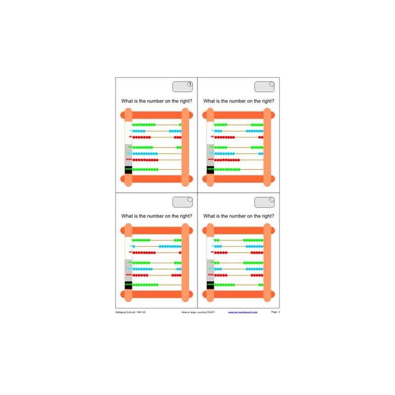 Abacus Large, Counting RIGHT (This article is also available in German)