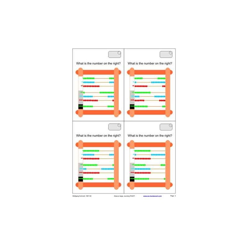 Abacus Large, Counting RIGHT (This article is also available in German)