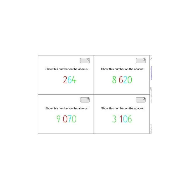 Abacus Small, Counting LEFT	 (Dieser Artikel ist auch in deutsch erhältlich)