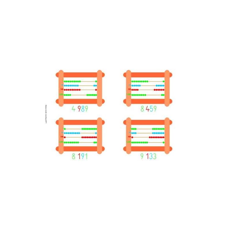 Abacus Small, Counting LEFT	 (Dieser Artikel ist auch in deutsch erhältlich)