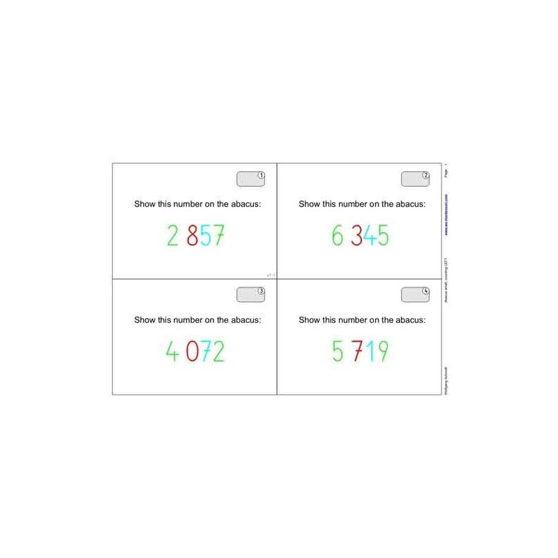 Abacus Small, Counting LEFT (This article is also available in German)
