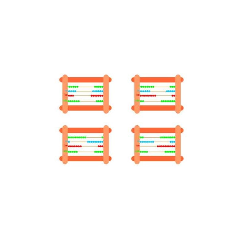 Abacus Small, Counting LEFT	 (Dieser Artikel ist auch in deutsch erhältlich)