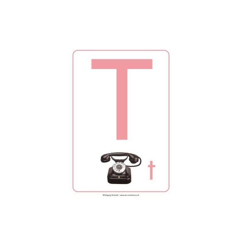 ABC floor posters for kindergarten A4