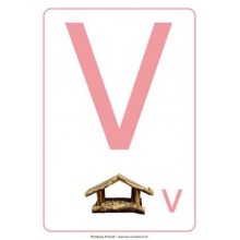 ABC floor posters for kindergarten A4