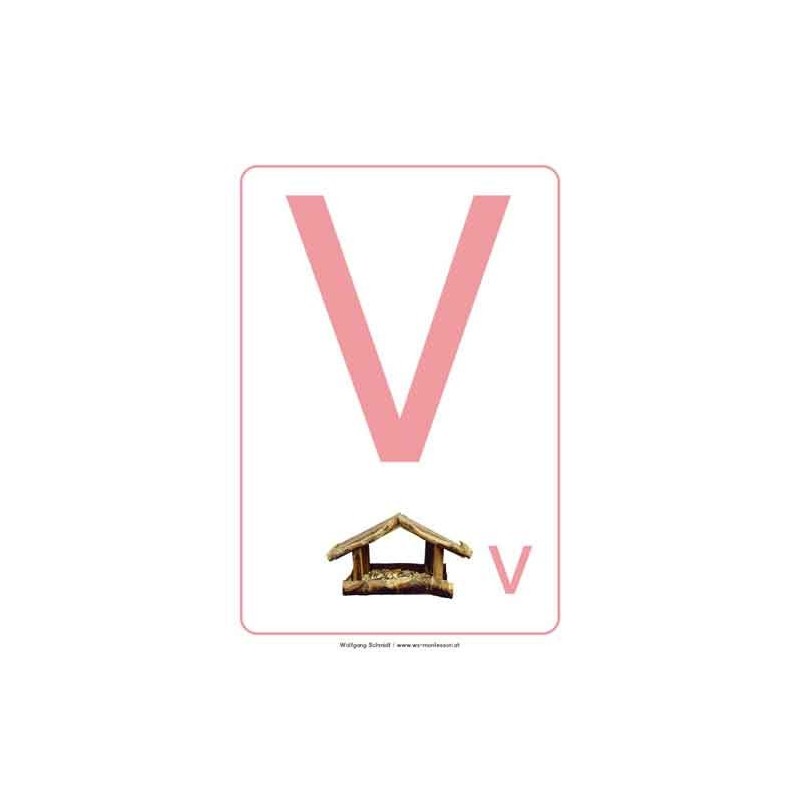 ABC Bodenplakate für Kindergarten A4