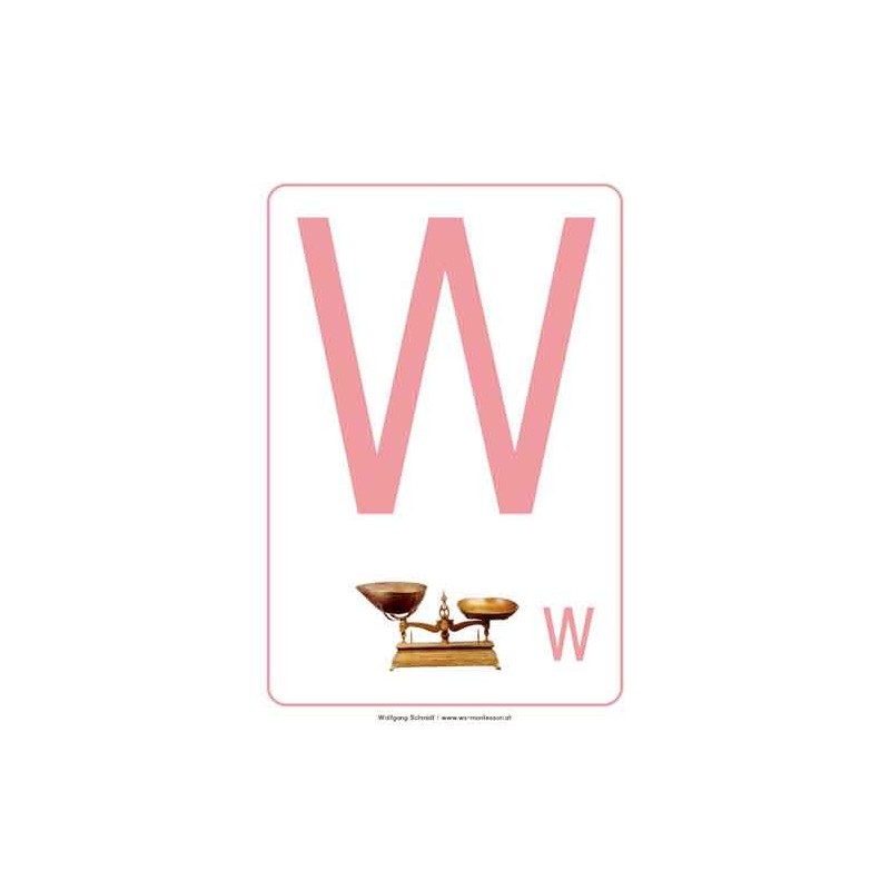 ABC floor posters for kindergarten A4