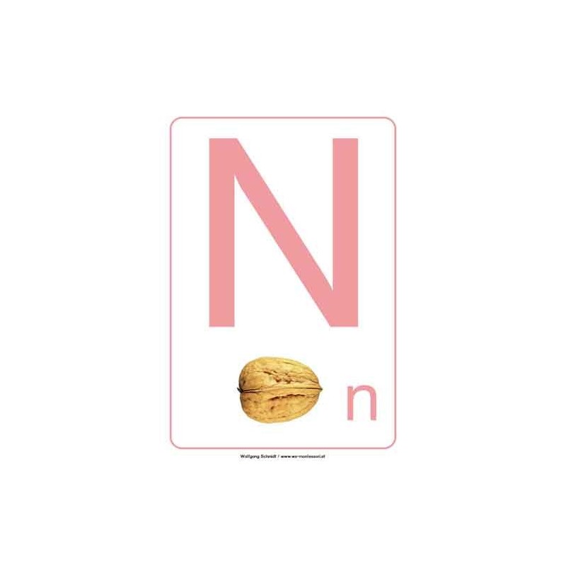 ABC Bodenplakate für Kindergarten A4