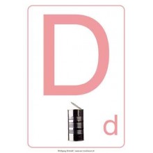 ABC floor posters for kindergarten A4