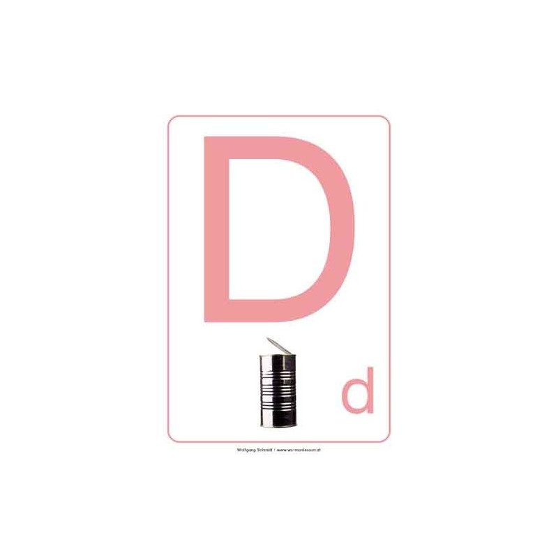 ABC floor posters for kindergarten A4