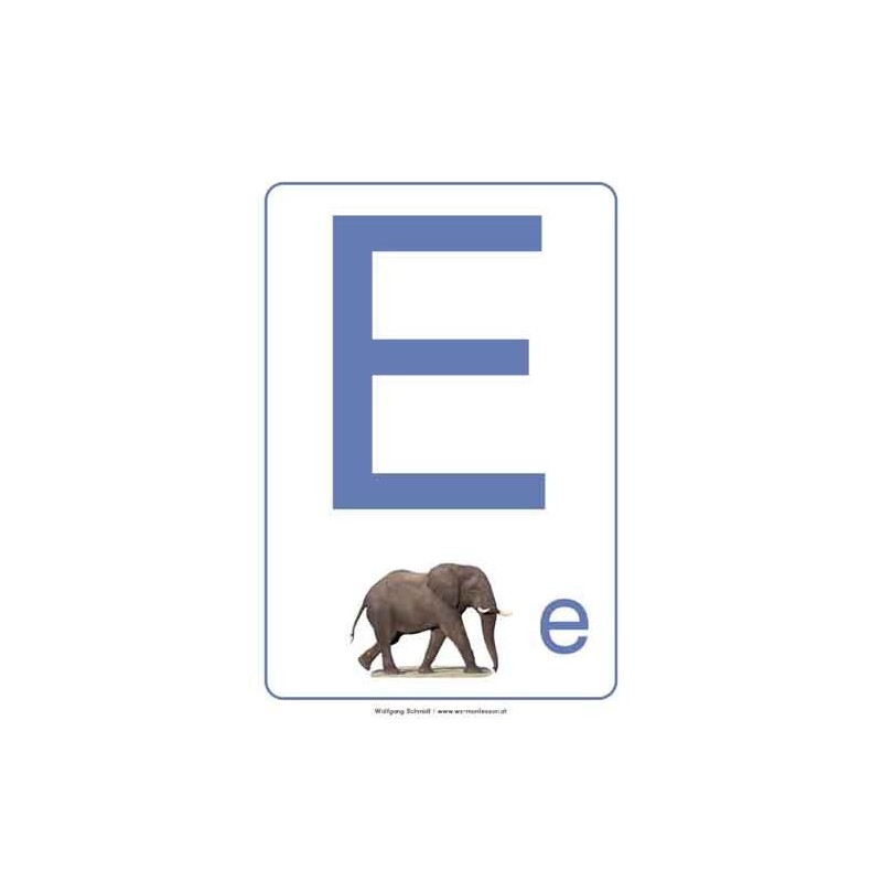 ABC floor posters for kindergarten A4