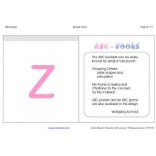 ABC Booklets	 (Dieser Artikel ist auch in deutsch erhältlich)