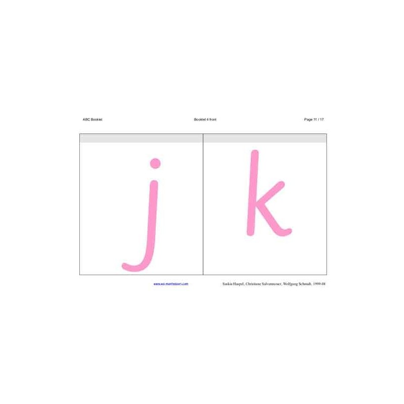 ABC Booklets (This article is also available in German)