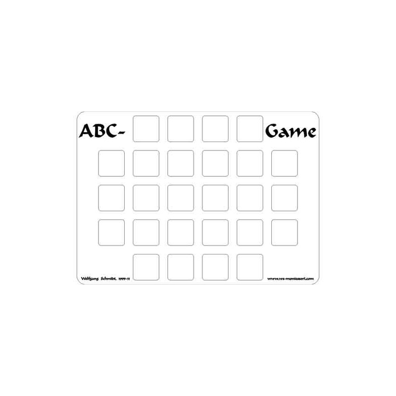 ABC Game (This article is also available in German)