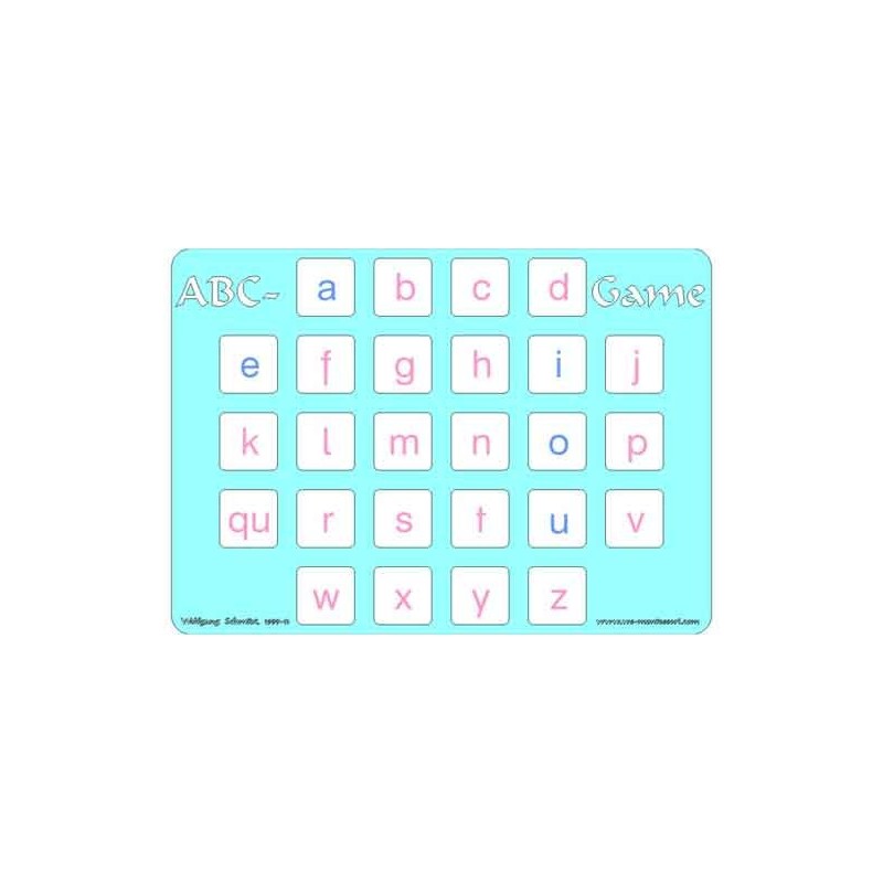ABC Game	 (Dieser Artikel ist auch in deutsch erhältlich)