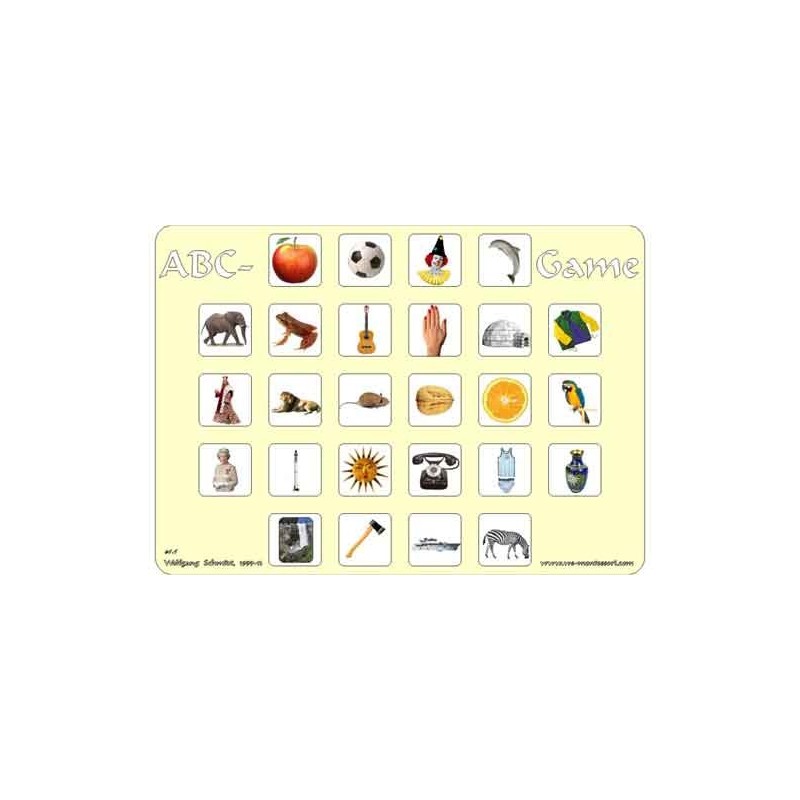 ABC Game	 (Dieser Artikel ist auch in deutsch erhältlich)