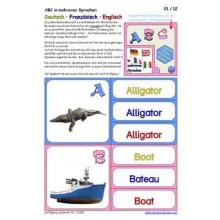 ABC in multiple languages with interact. Educational software