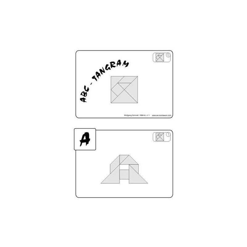 ABC Tangram EN	 (Dieser Artikel ist auch in deutsch erhältlich)