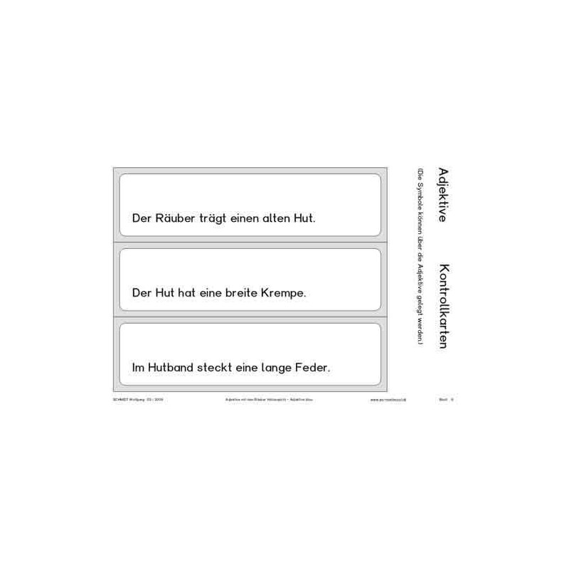 Adjektive mit dem Räuber Hotzenplotz, Adj. blau