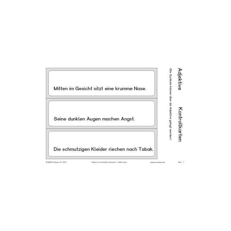 Adjektive mit dem Räuber Hotzenplotz, Adj. blau