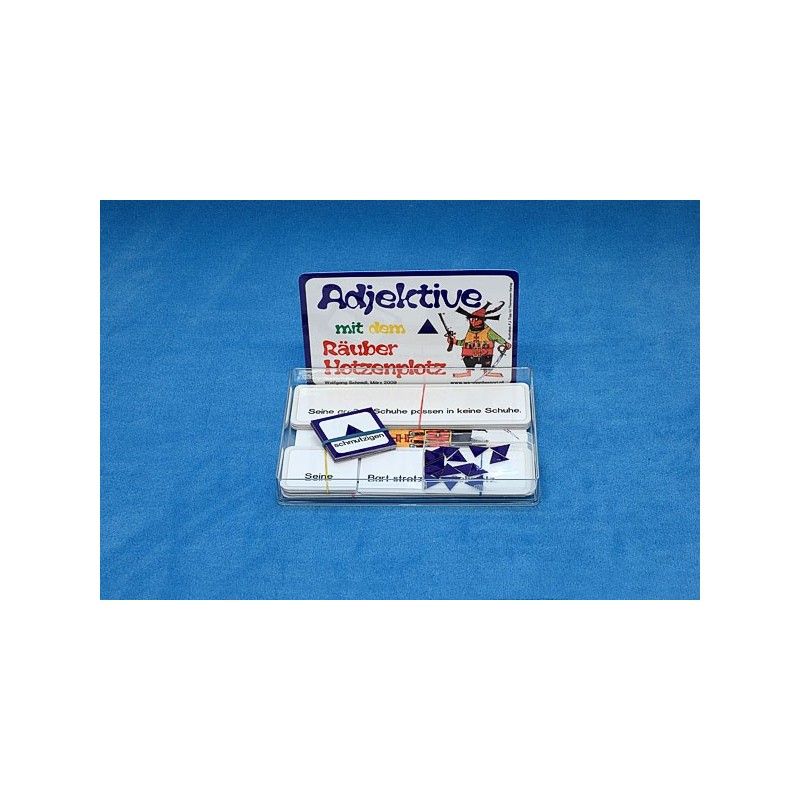 Adjectives with the robber Hotzenplotz, adj. Blue