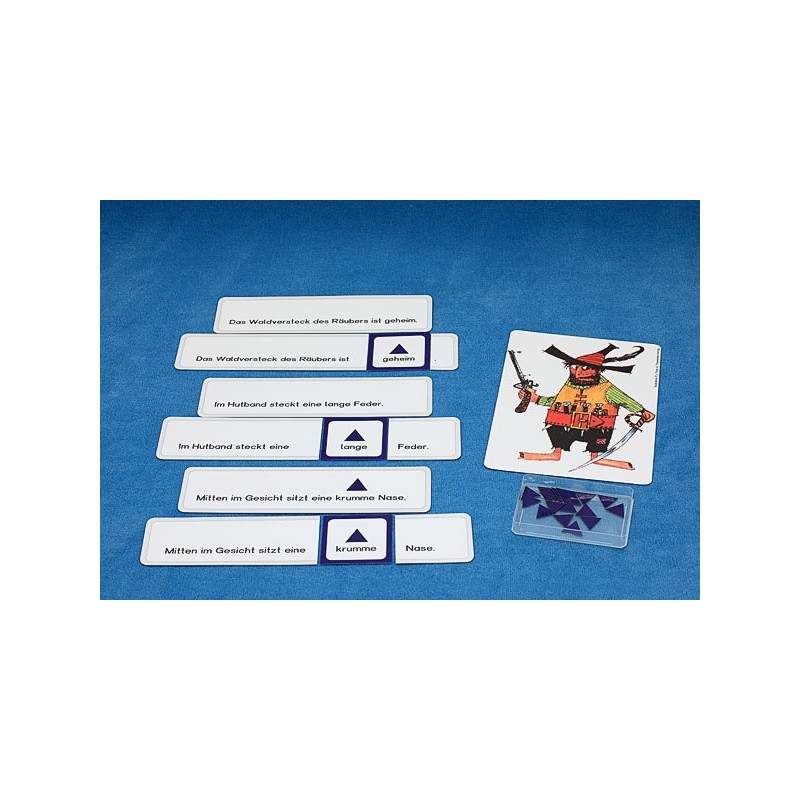 Adjektive mit dem Räuber Hotzenplotz, Adj. blau