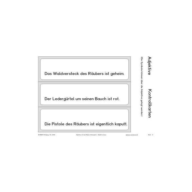 Adjektive mit dem Räuber Hotzenplotz, Adj. braun