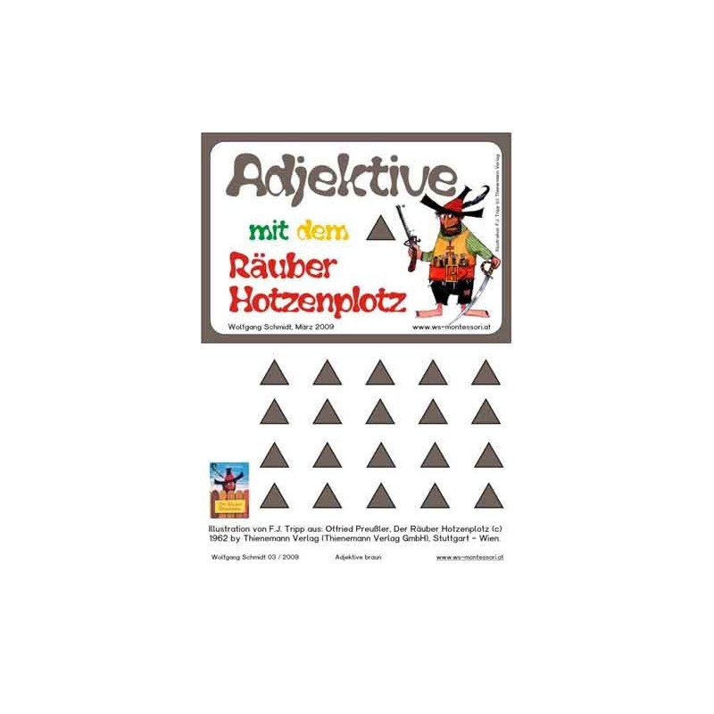 Adjektive mit dem Räuber Hotzenplotz, Adj. braun