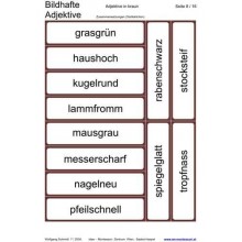 Pictorial adjectives, adj. Brown