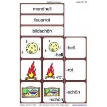 Pictorial adjectives, adj. Brown