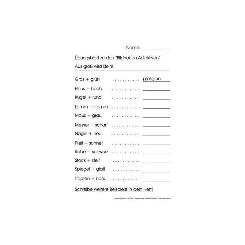 Obrazné prídavné mená, adj. Brown