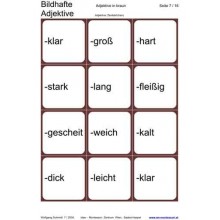 Pictorial adjectives, adj. Brown