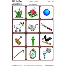 Pictorial adjectives, adj. Brown