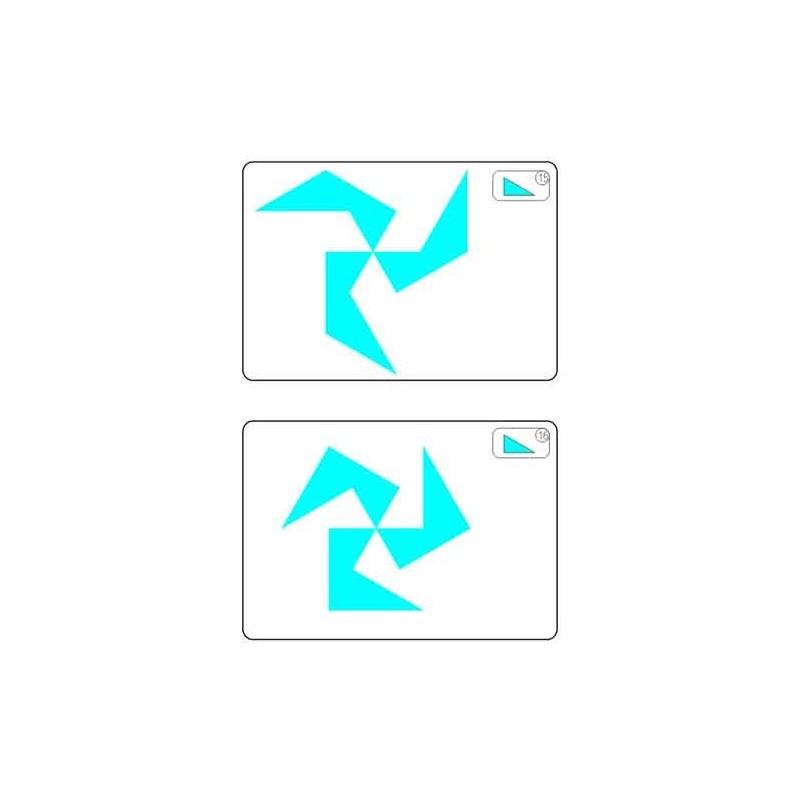 Blue Triangles (Dieser Artikel ist auch in deutsch erhältlich)