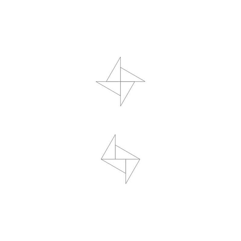 Blue Triangles (Dieser Artikel ist auch in deutsch erhältlich)