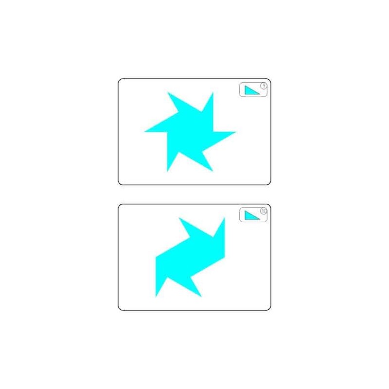 Blue Triangles (Dieser Artikel ist auch in deutsch erhältlich)