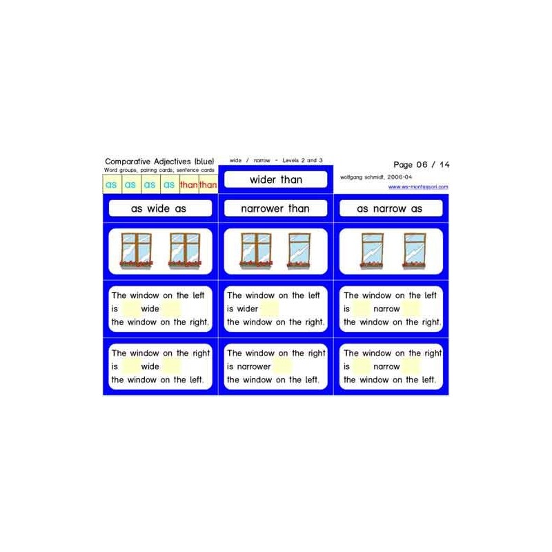 Comparative Adjectives (This article is also available in German)